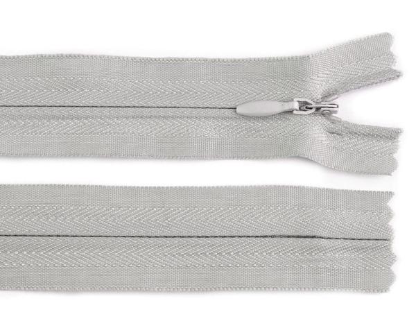 Reißverschluss Nahtverdeckt Länge 60 cm Beigegrau